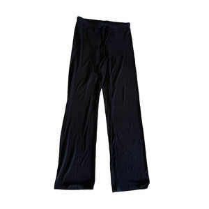 Aloura Lounge Women's Black Get Peachy Knit Bottoms